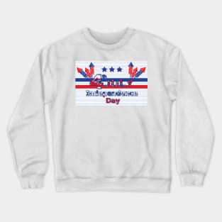 4th July celebration Crewneck Sweatshirt